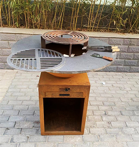 Outdoor Barbecue Kitchen & Charcoal Barbecue Grills